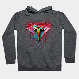 Paint Splash T Hoodie